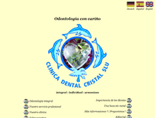 Tablet Screenshot of dental-cristal.com